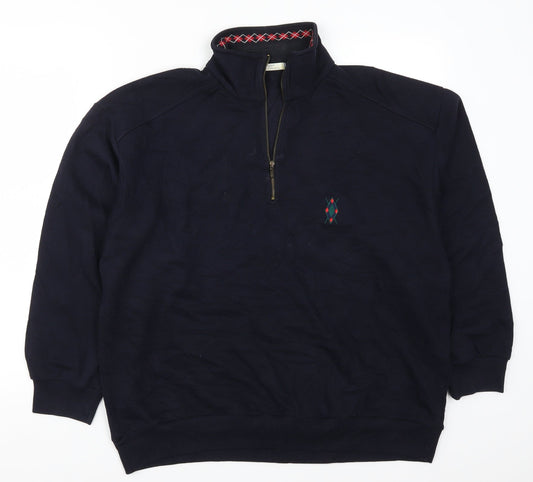 Womens UK Size 14 Marks and Spencer Blue Pullover Sweatshirt