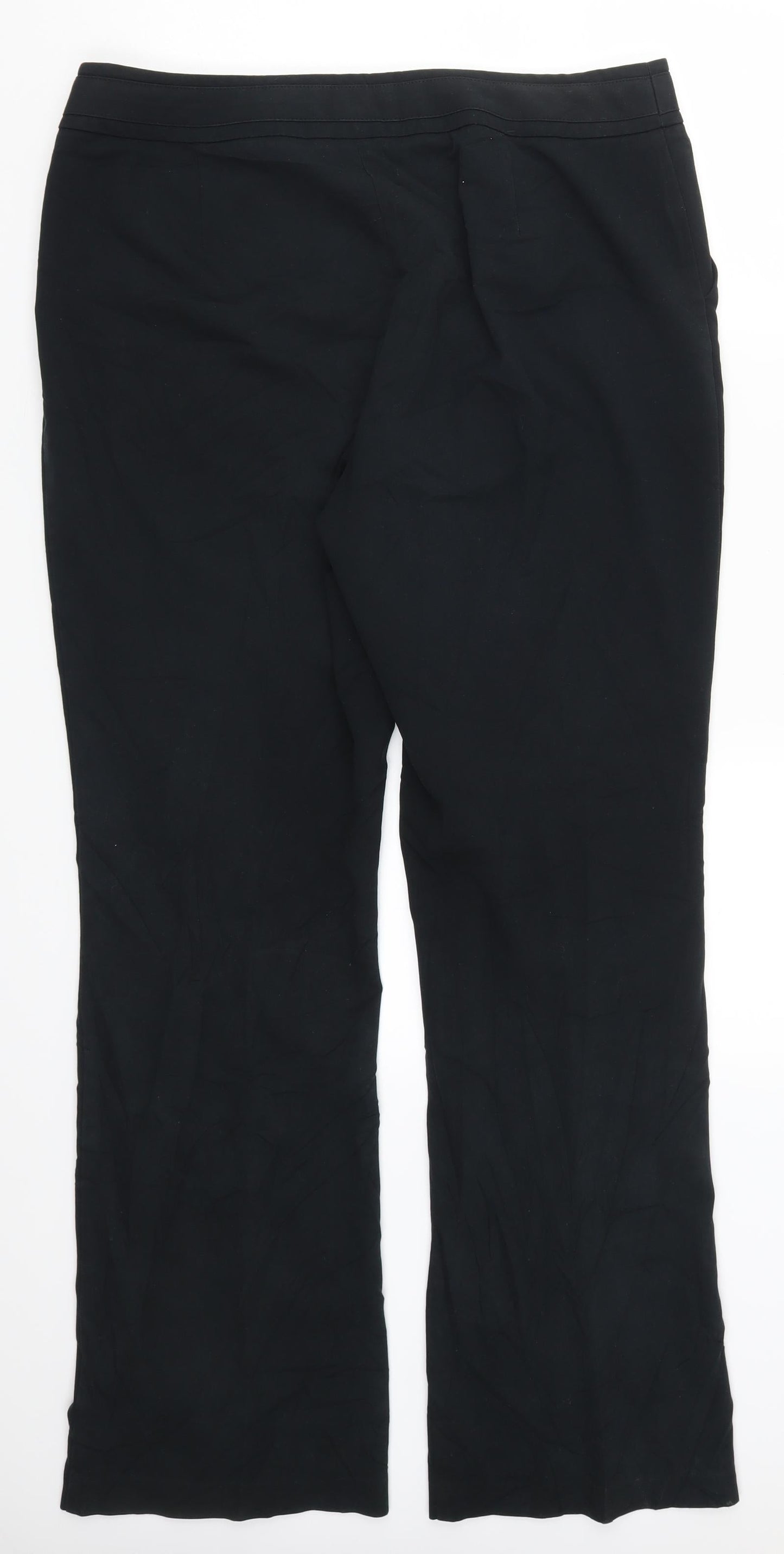 Womens UK Size 14 Per Una Regular Fit  Black Trousers