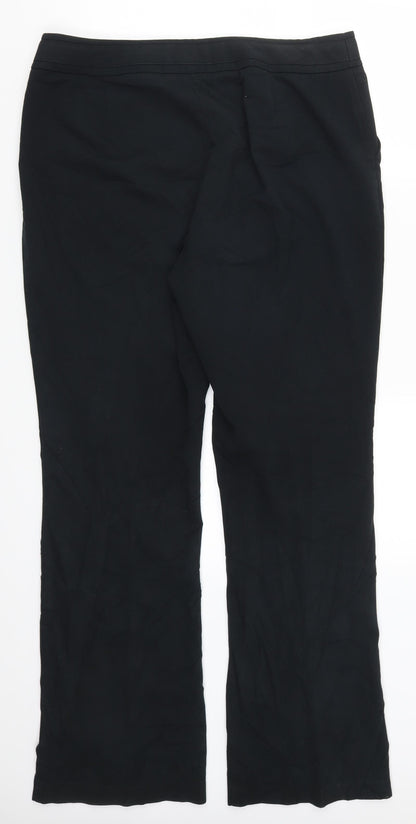Womens UK Size 14 Per Una Regular Fit  Black Trousers