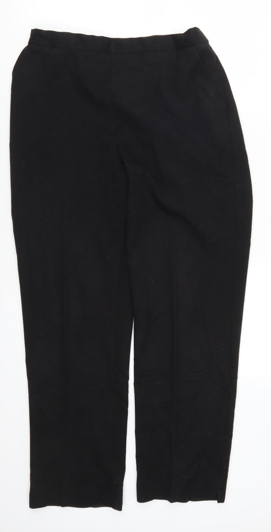 Womens UK Size 32 in Emma Regular Fit  Black Trousers