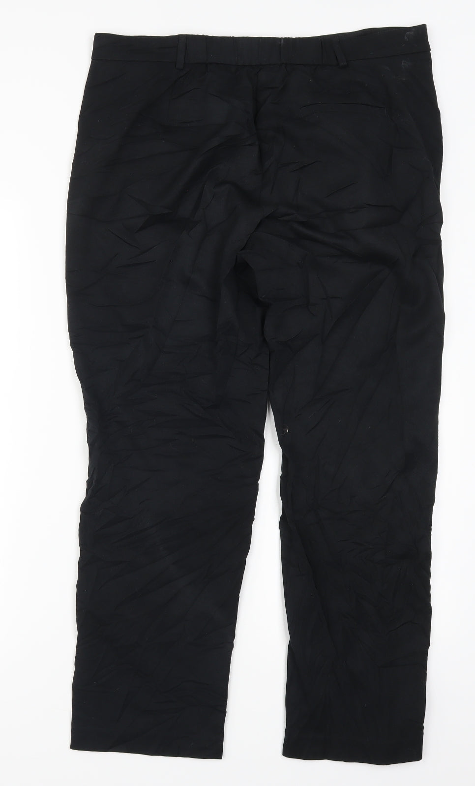Womens UK Size 14 Marks and Spencer Regular Fit  Black Trousers