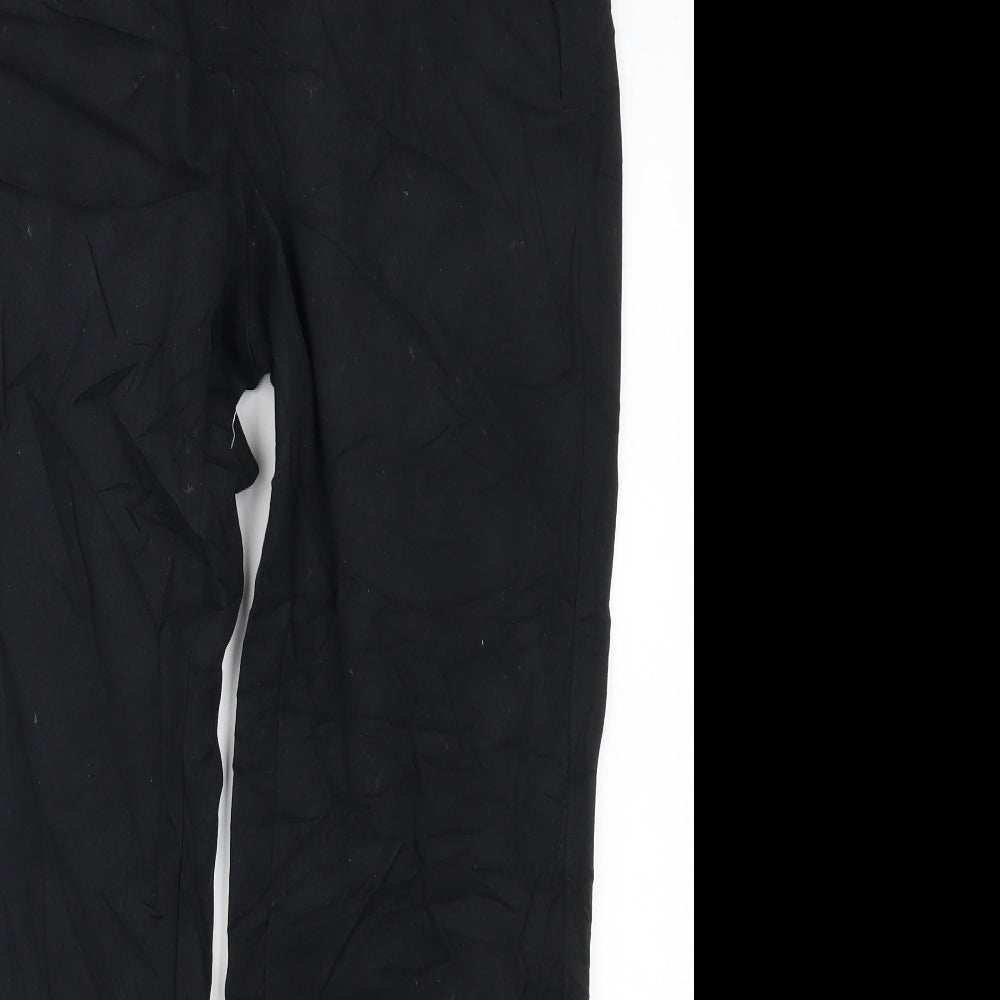 Womens UK Size 14 Marks and Spencer Regular Fit  Black Trousers