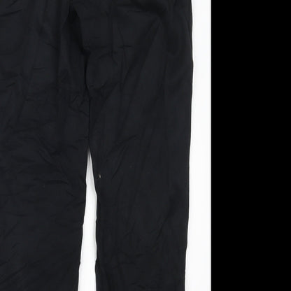 Womens UK Size 14 Marks and Spencer Regular Fit  Black Trousers
