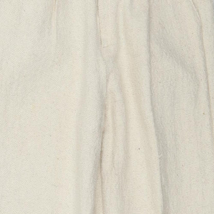 Mundo Natur Womens Ivory   Trousers  Size 28 in L28 in