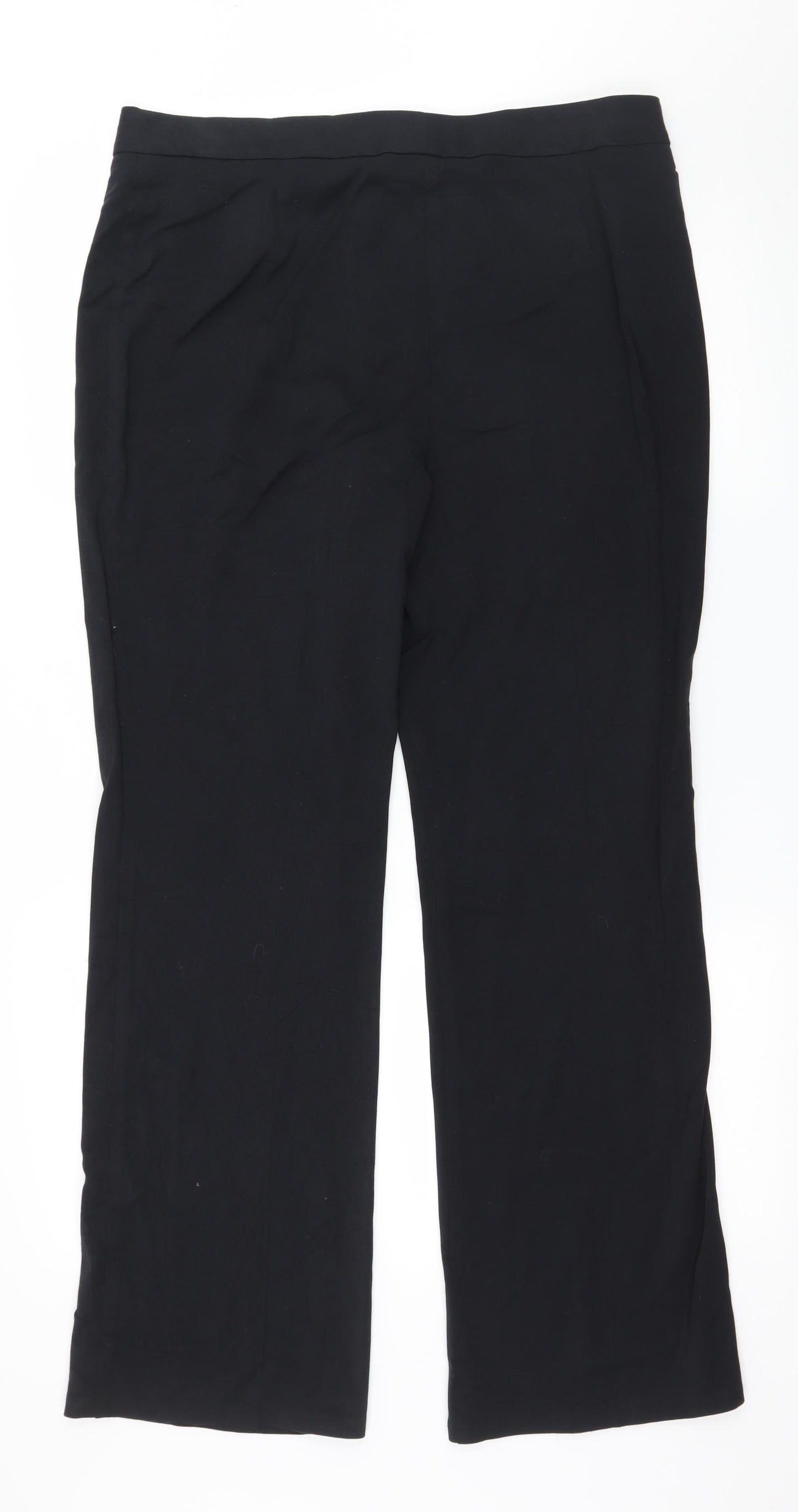 Womens UK Size 14 Marks and Spencer Regular Fit  Blue Trousers