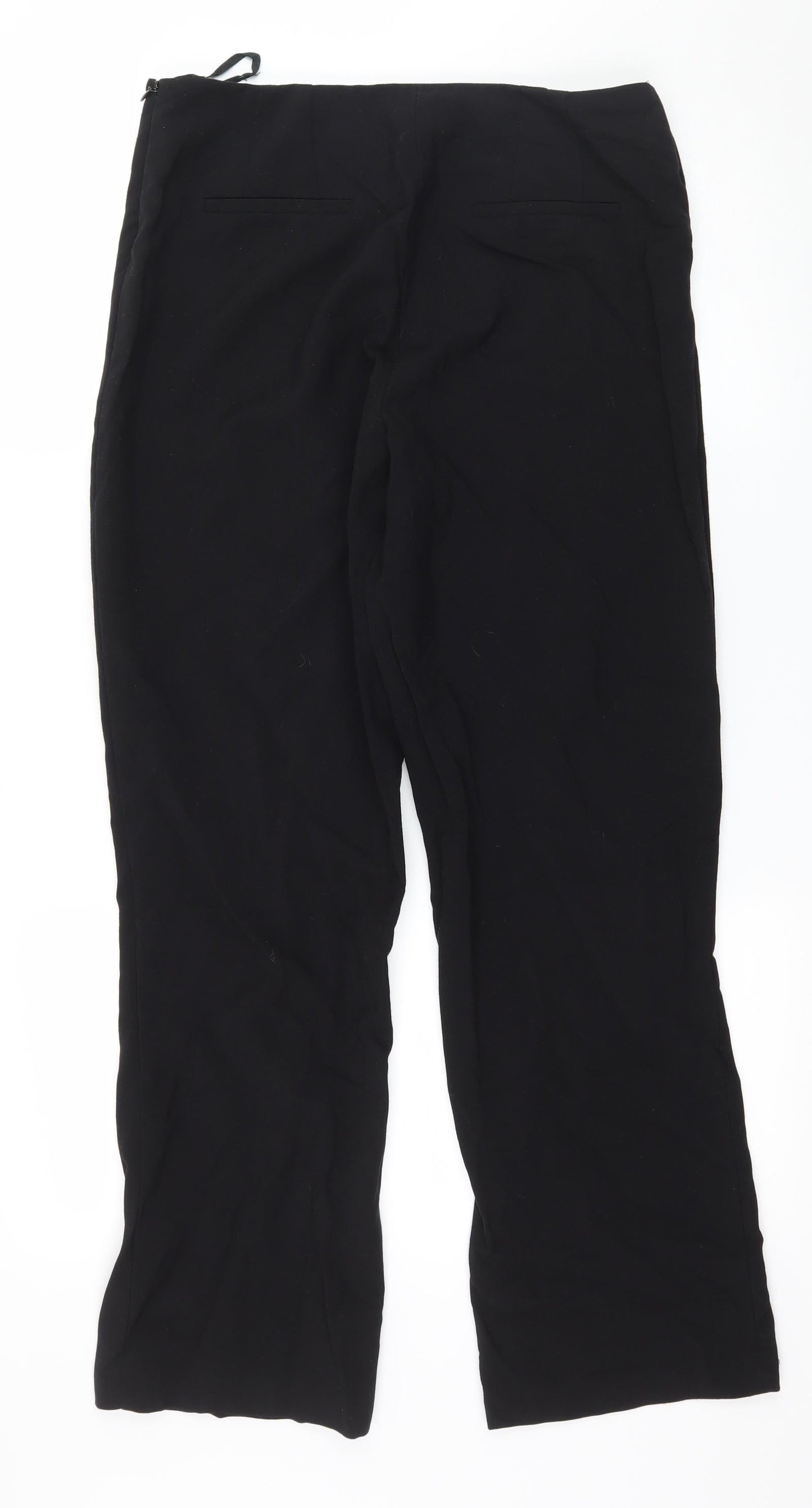Debenhams Womens Black   Trousers  Size 12 L28 in