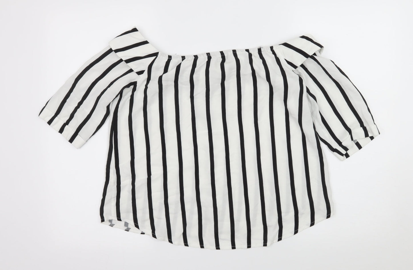Womens UK Size 14 Select White Basic Blouse