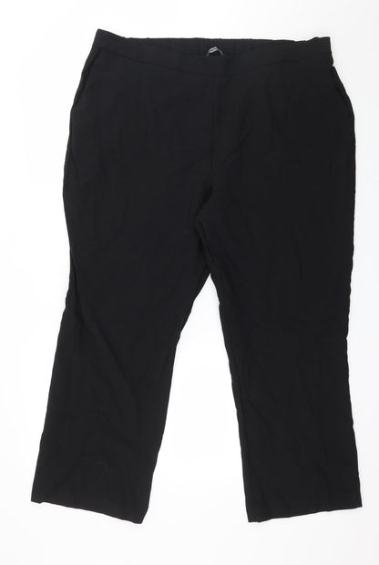 Bonmarché Womens Black   Trousers  Size 20 L27 in