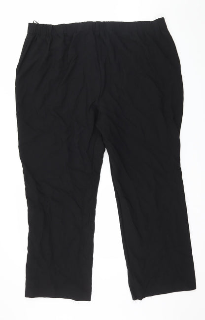 Bonmarché Womens Black   Trousers  Size 20 L27 in