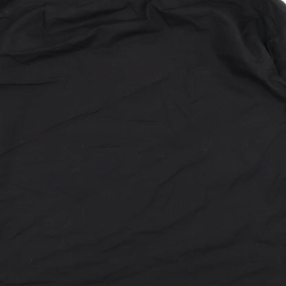 George Mens Black    Button-Up Size 15