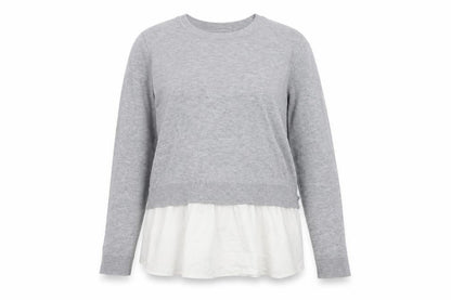 H&M Womens Grey  Knit Pullover Jumper Size M