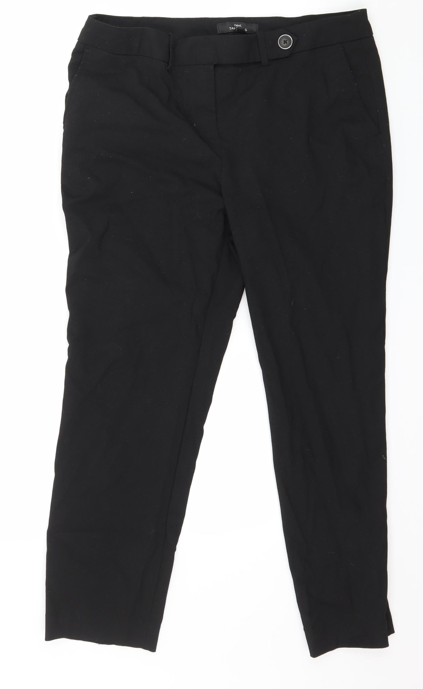 Womens UK Size 12 NEXT Regular Fit  Black Trousers