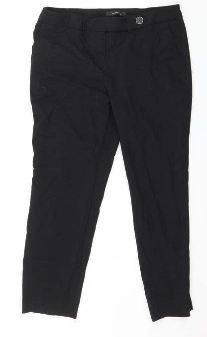 Womens UK Size 12 NEXT Regular Fit  Black Trousers