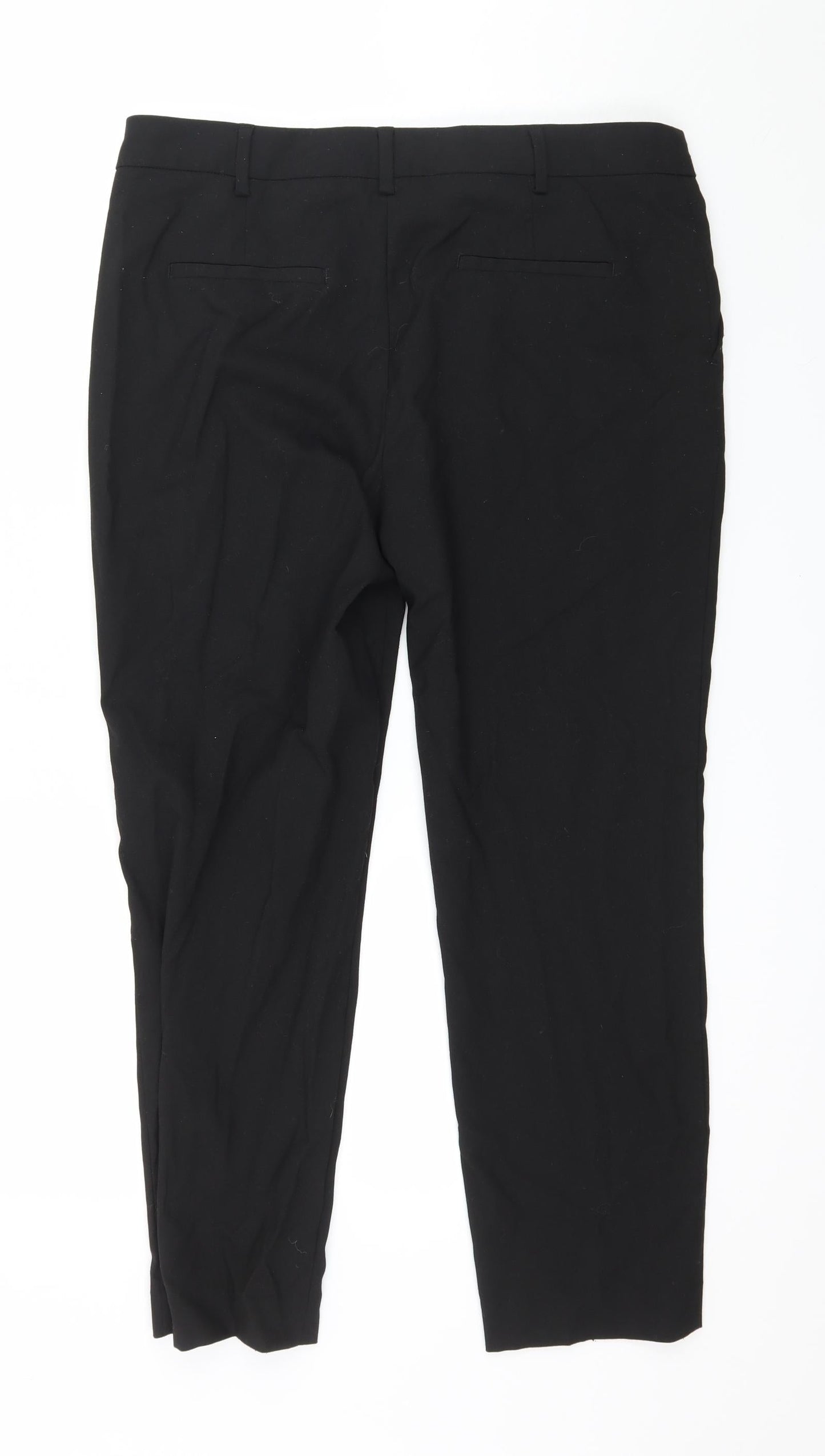 Womens UK Size 12 NEXT Regular Fit  Black Trousers
