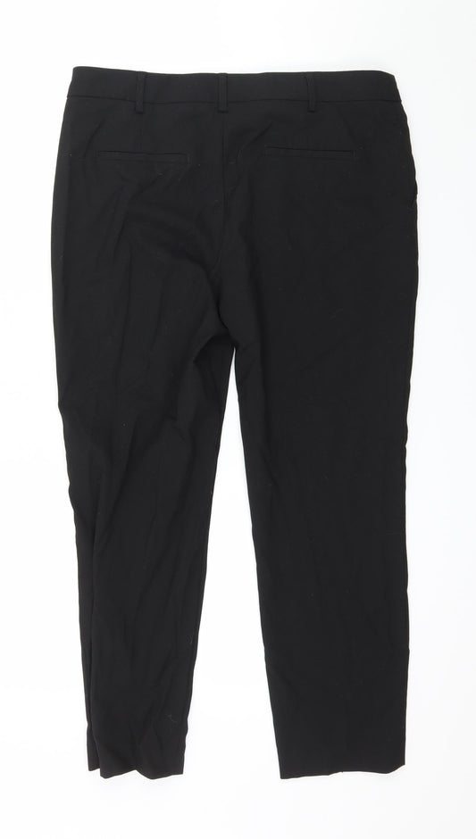 Womens UK Size 12 NEXT Regular Fit  Black Trousers