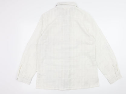 For Women Womens White   Basic Button-Up Size 12
