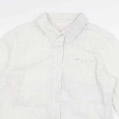 For Women Womens White   Basic Button-Up Size 12