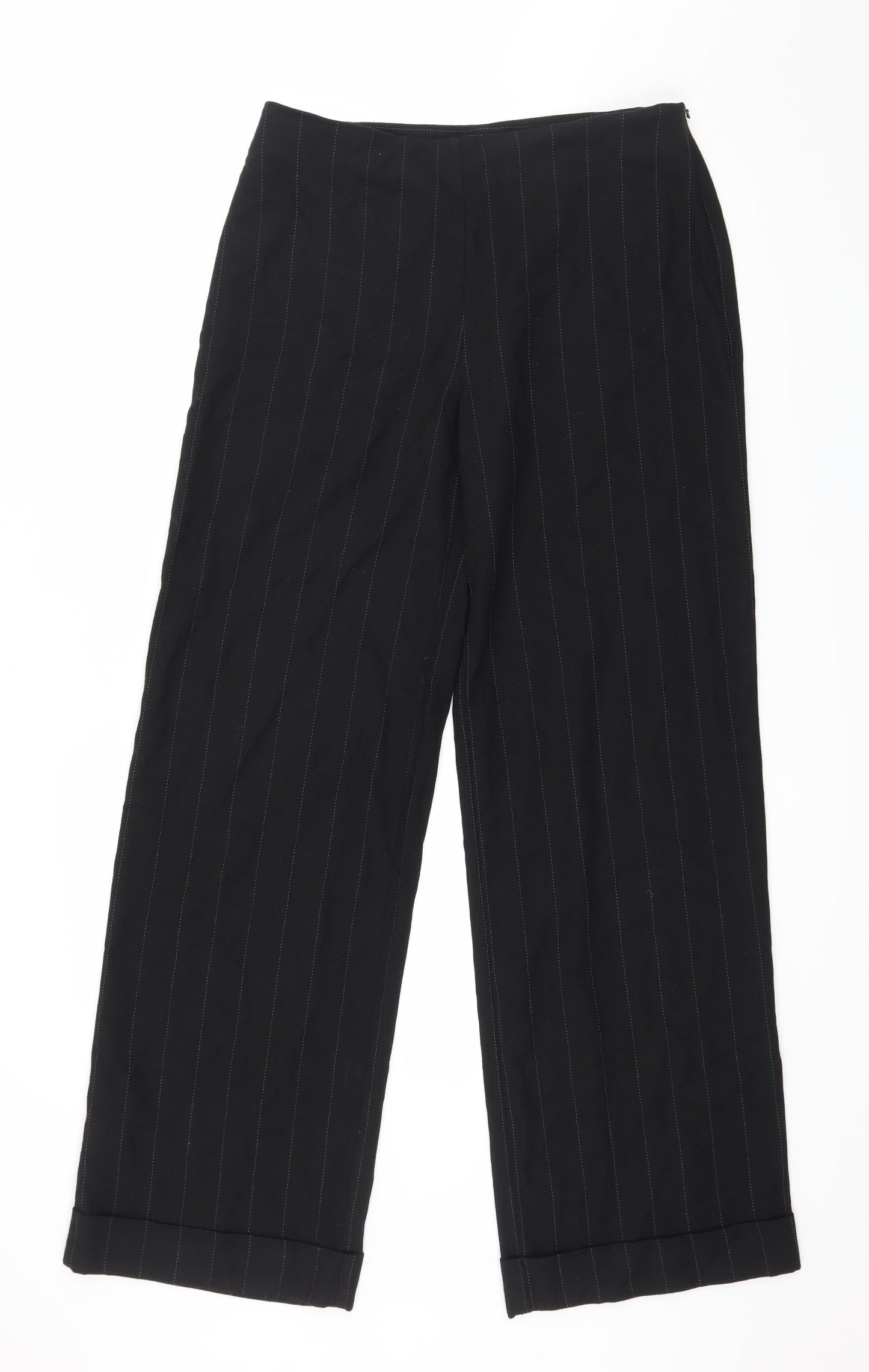 Womens UK Size 12 NEXT Regular Fit  Black Trousers