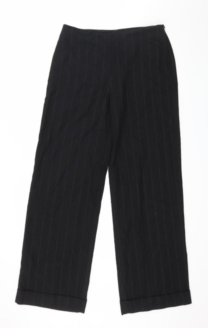 Womens UK Size 12 NEXT Regular Fit  Black Trousers