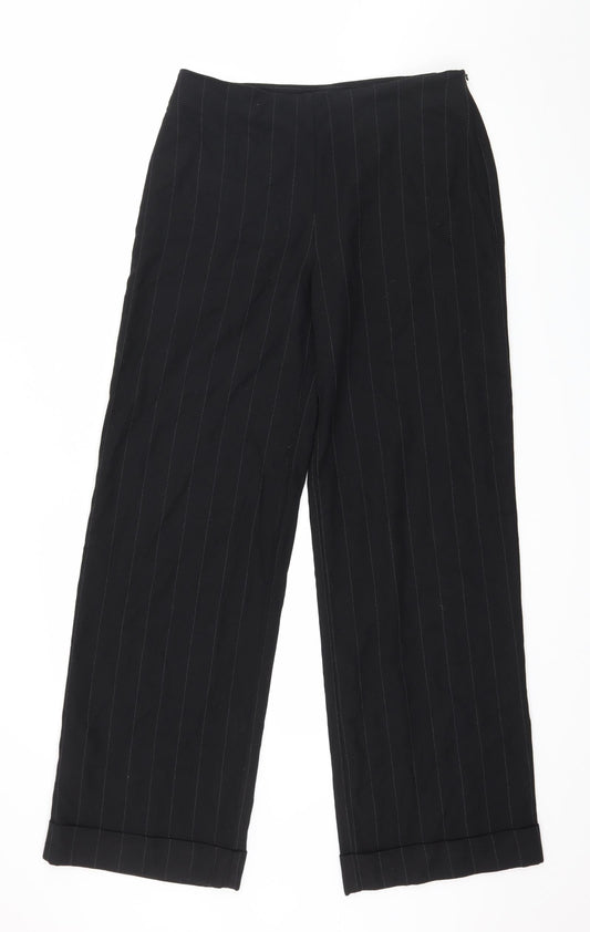 Womens UK Size 12 NEXT Regular Fit  Black Trousers