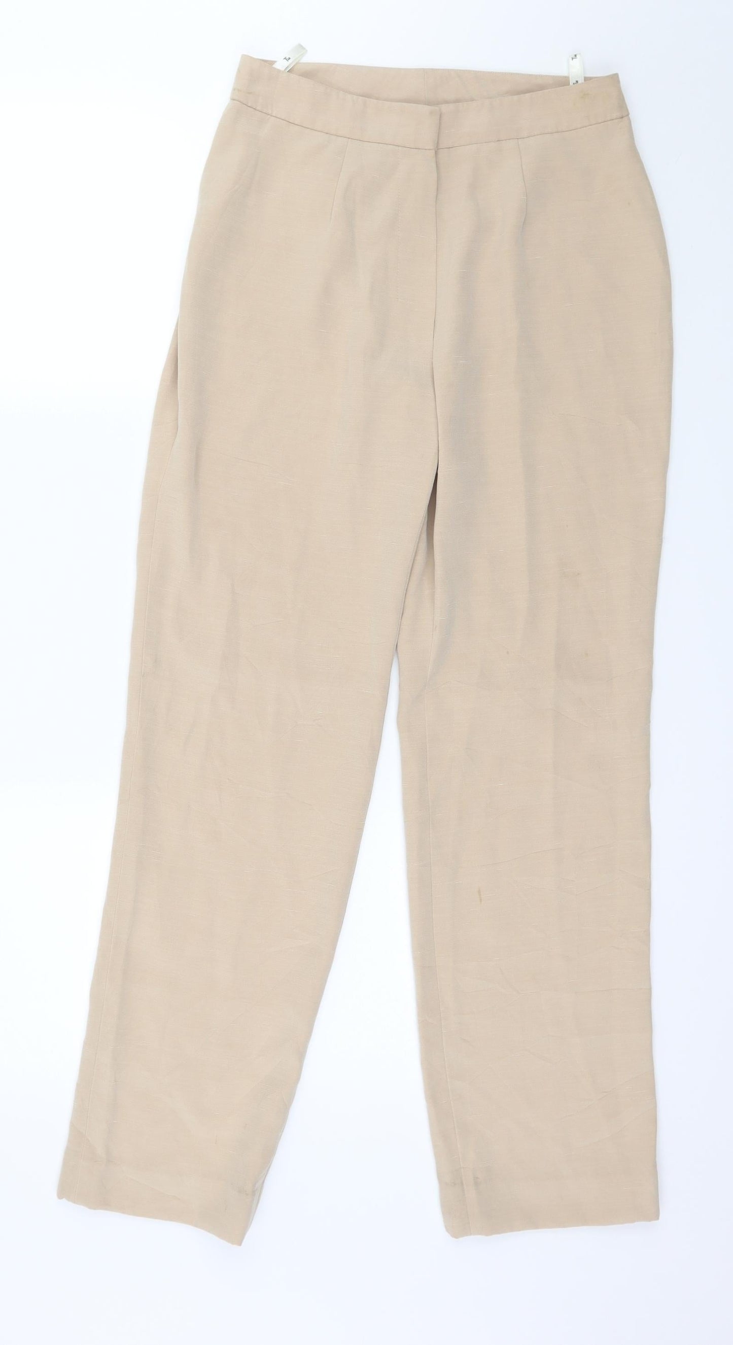 Tia Womens Beige   Trousers  Size 28 in L29 in