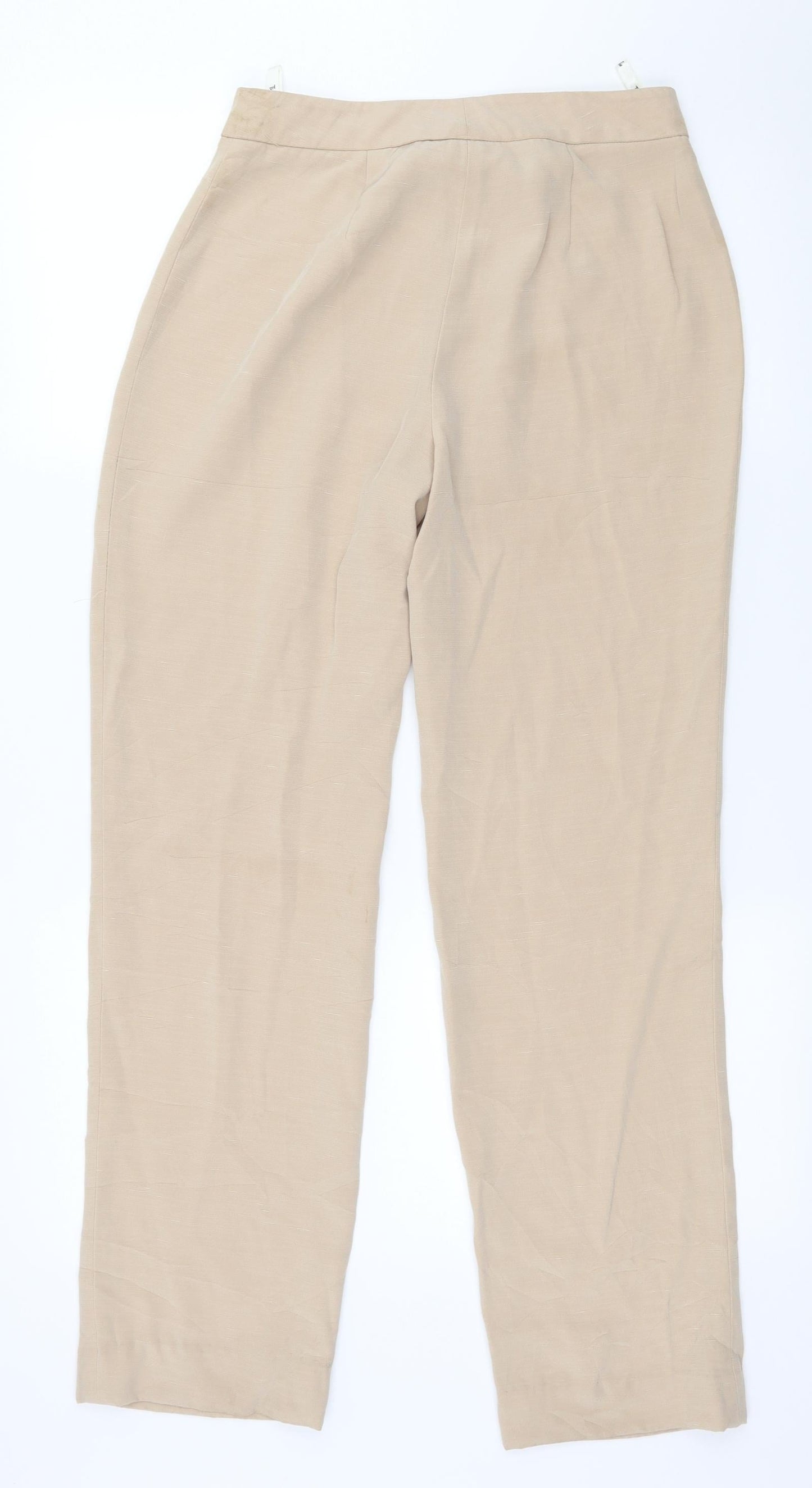 Tia Womens Beige   Trousers  Size 28 in L29 in