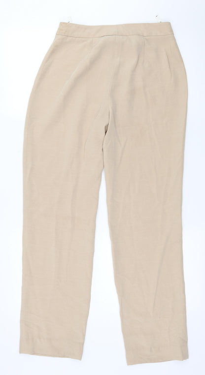 Tia Womens Beige   Trousers  Size 28 in L29 in