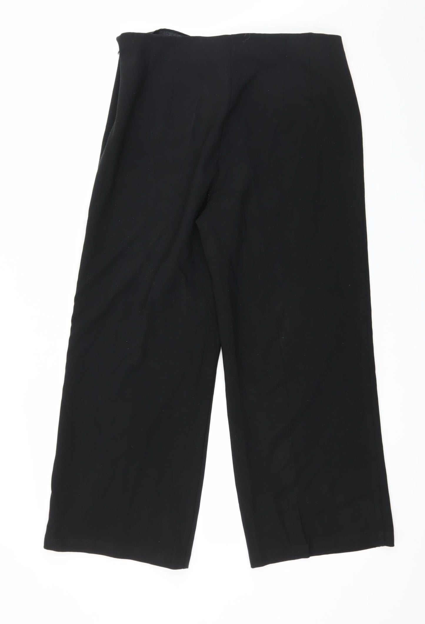 Womens UK Size 12 Marks and Spencer Regular Fit  Black Trousers
