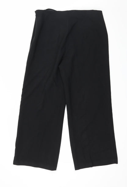 Womens UK Size 12 Marks and Spencer Regular Fit  Black Trousers