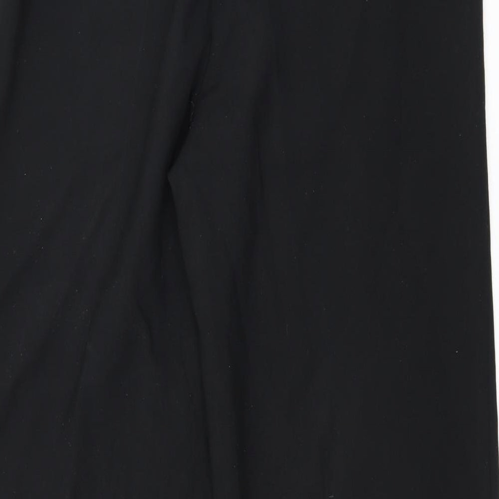 Womens UK Size 12 Marks and Spencer Regular Fit  Black Trousers