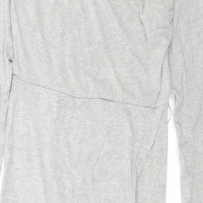 ASOS Womens Grey  Jersey T-Shirt Dress  Size 10