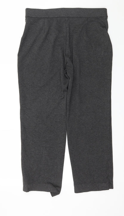 Womens UK Size 14 Marks and Spencer Regular Fit  Grey Trousers