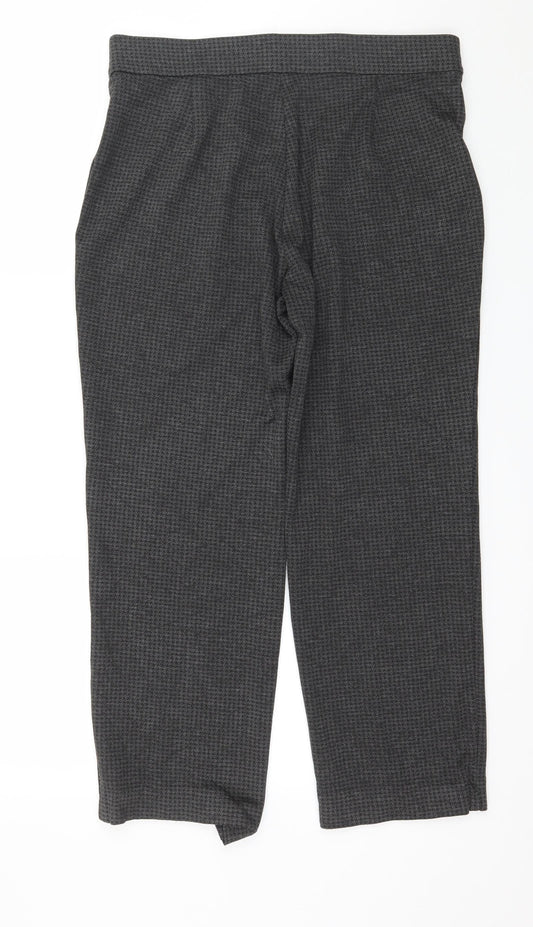 Womens UK Size 14 Marks and Spencer Regular Fit  Grey Trousers