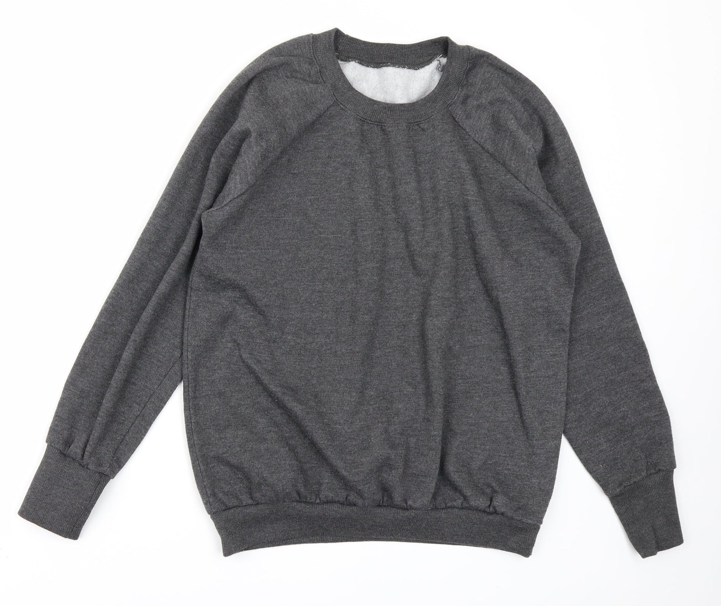 Mens UK Size S Preworn Grey Pullover Sweatshirt