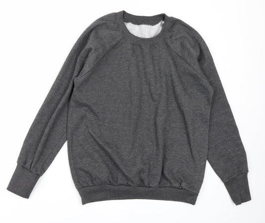 Mens UK Size S Preworn Grey Pullover Sweatshirt
