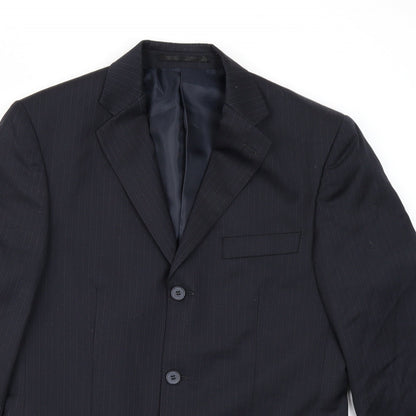 Mens UK Size 36 Burton Regular Black Suit Jacket