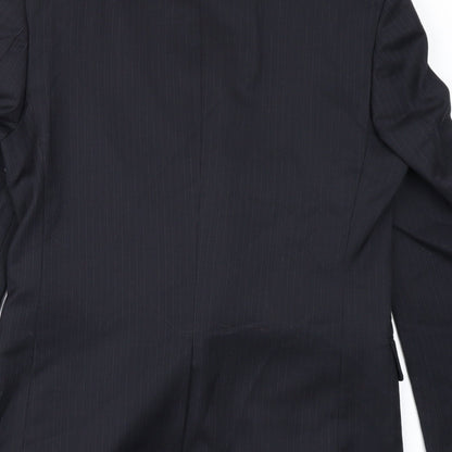 Mens UK Size 36 Burton Regular Black Suit Jacket