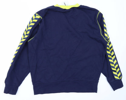 Mens UK Size S COLLUSION Blue Pullover Sweatshirt