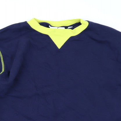 Mens UK Size S COLLUSION Blue Pullover Sweatshirt