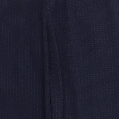 Club Collection Womens Blue Striped  Trousers  Size 32 in L30 in