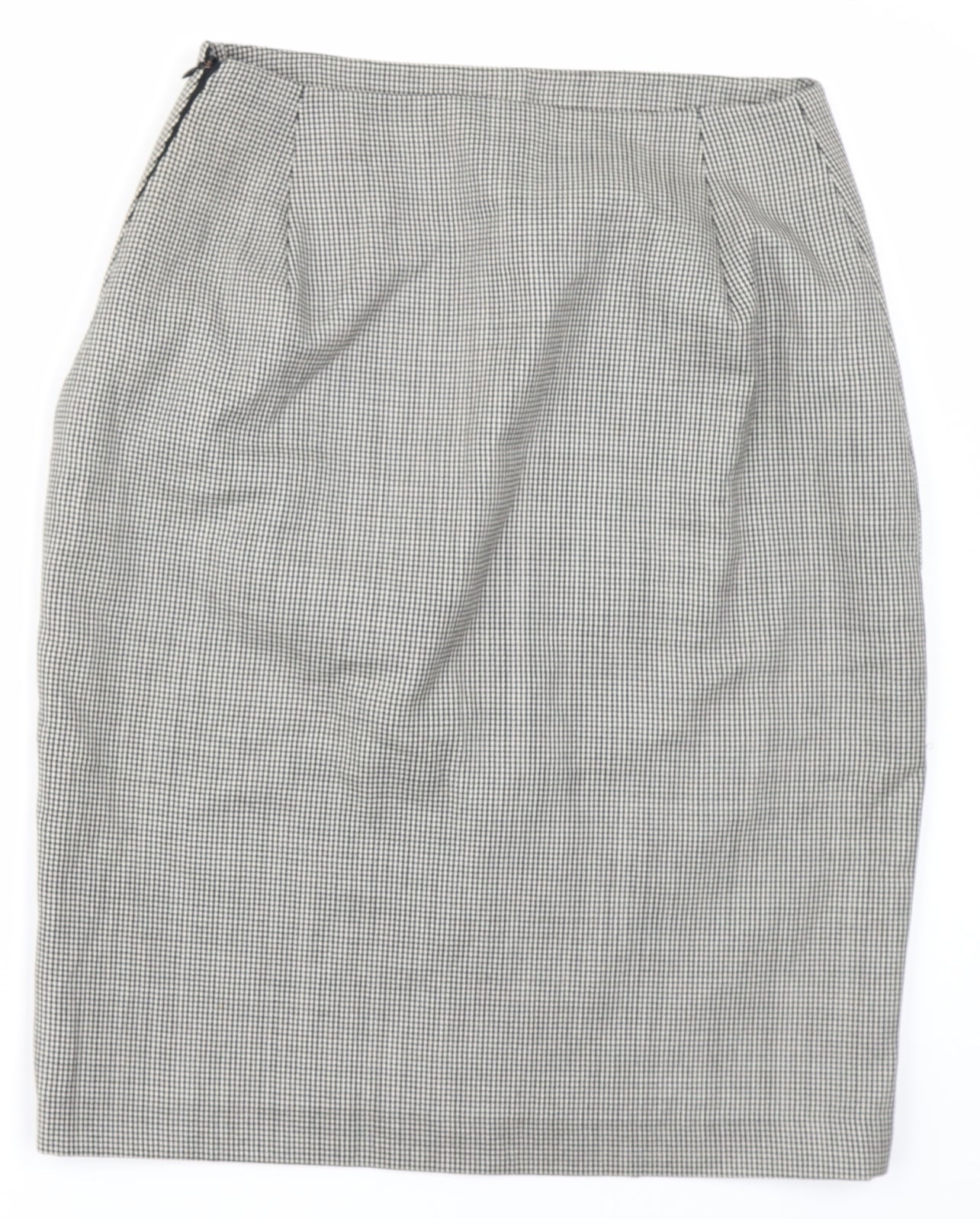 Gallara Womens Black Check  Straight & Pencil Skirt Size 30 in