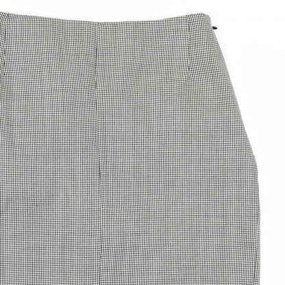 Gallara Womens Black Check  Straight & Pencil Skirt Size 30 in
