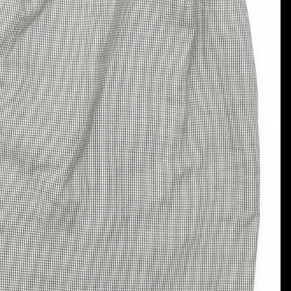 Gallara Womens Black Check  Straight & Pencil Skirt Size 30 in
