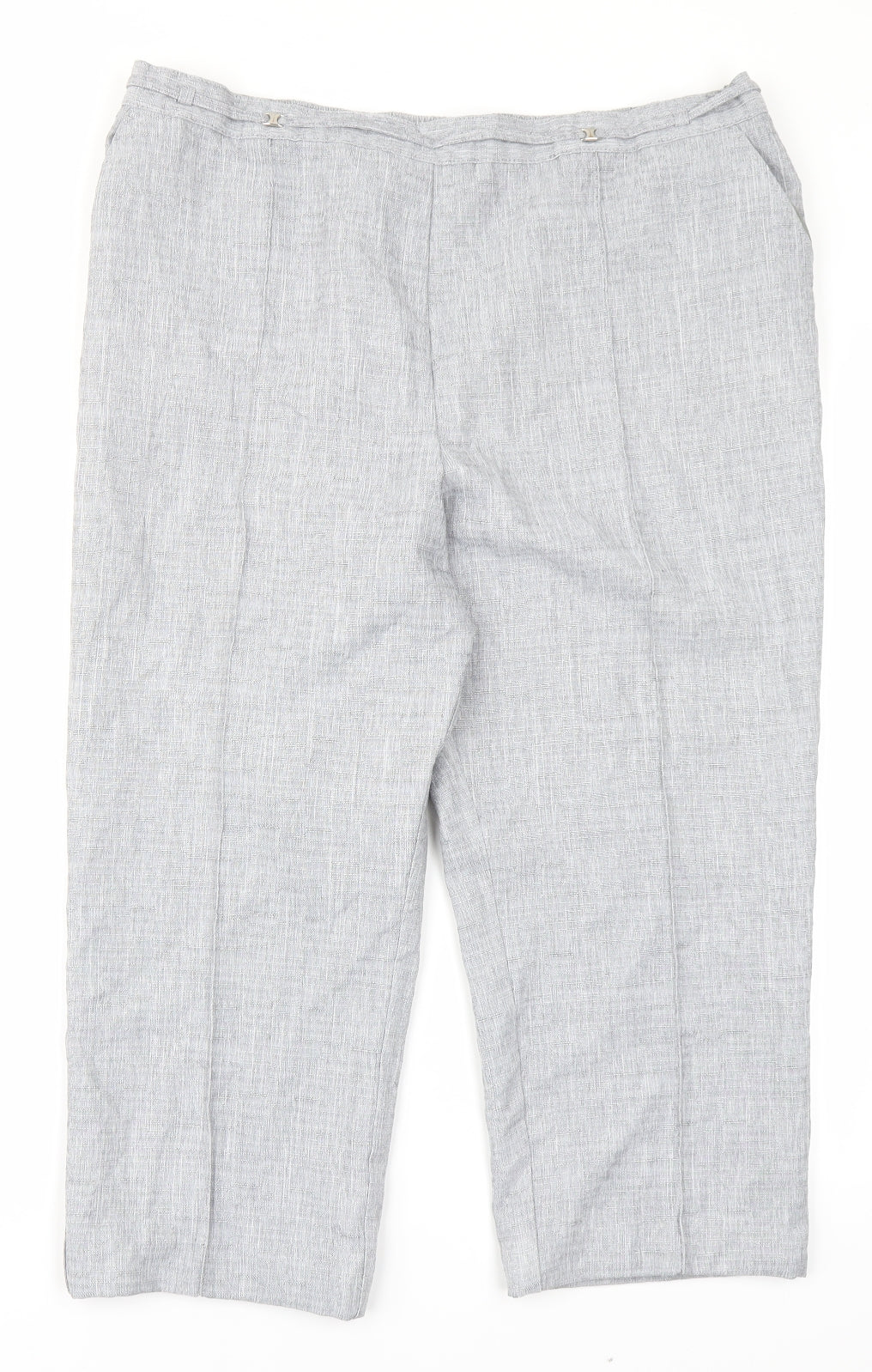 Womens UK Size 18 M&S Regular Fit  Grey Trousers
