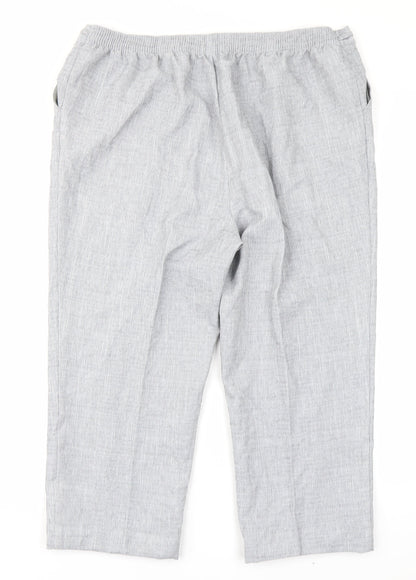 Womens UK Size 18 M&S Regular Fit  Grey Trousers