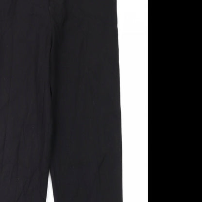 Womens UK Size 30 in Preworn Regular Fit  Black Trousers