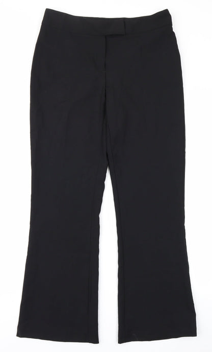 George Womens Black   Trousers  Size 10 L27 in