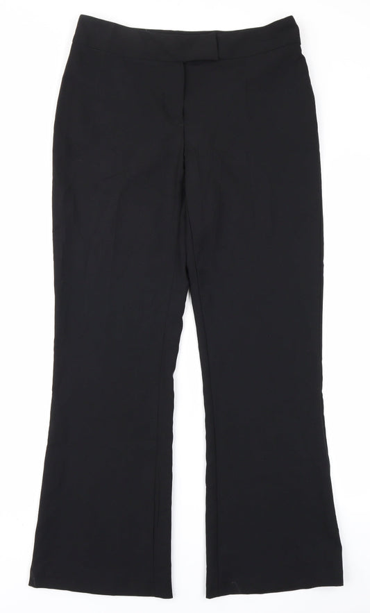 George Womens Black   Trousers  Size 10 L27 in