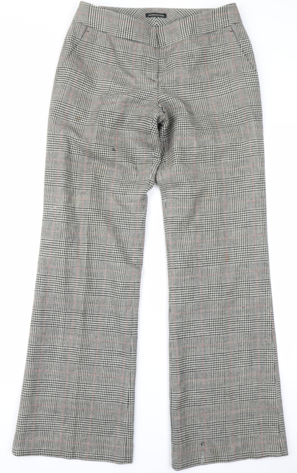 Massimo Womens Brown Check  Trousers  Size 32 in L31 in
