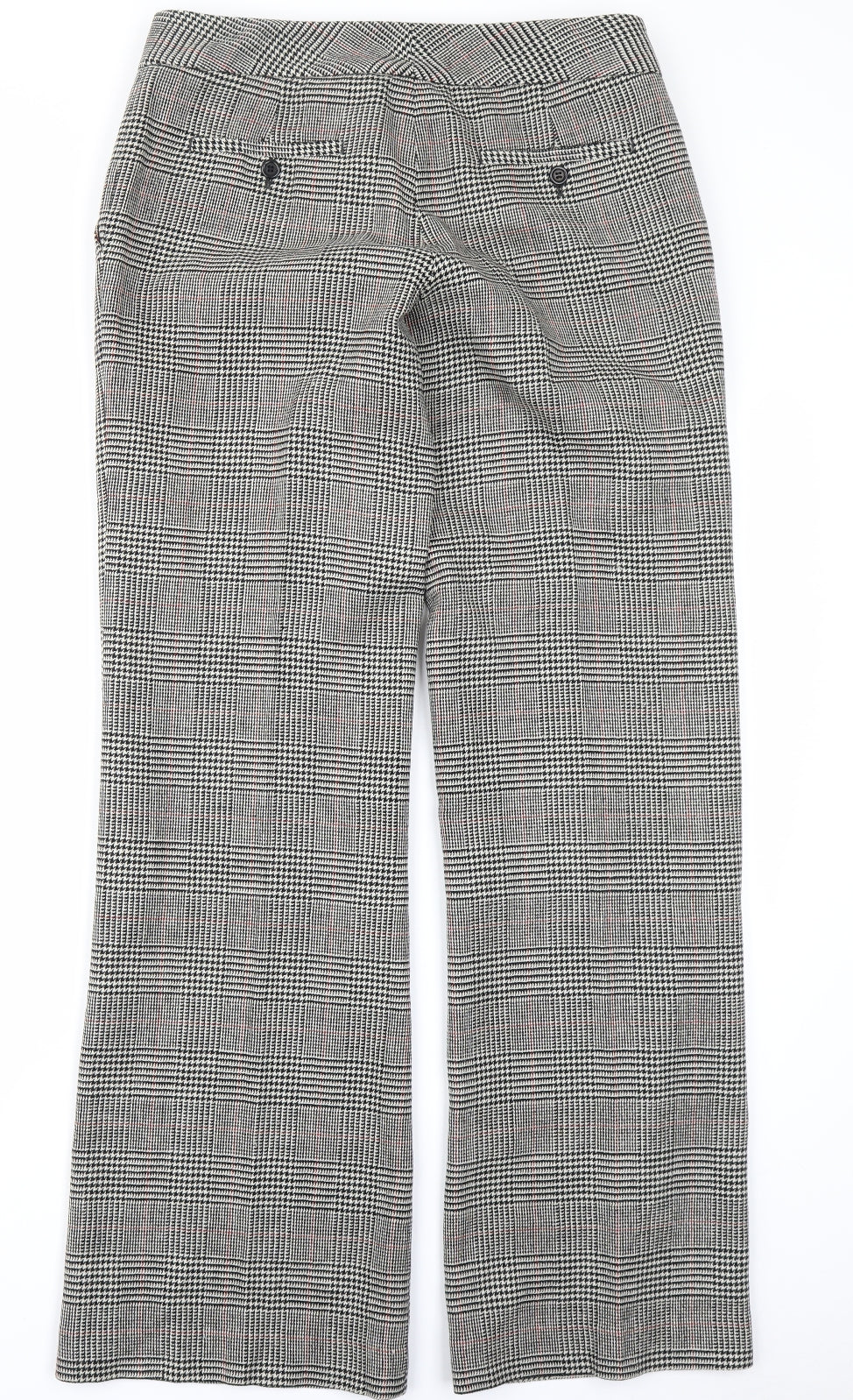 Massimo Womens Brown Check  Trousers  Size 32 in L31 in